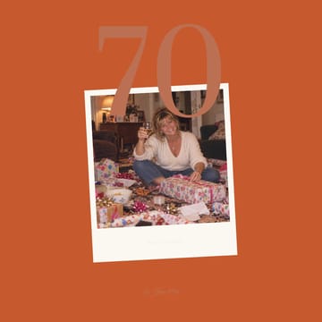 Terracotta and cream cover