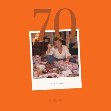 Tangerine and navy cover